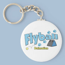 Dalmate Flyball porte-clés