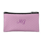 Damassé avec le monogramme sacs baguettes