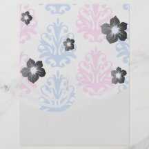 damassé blanche bleue rose prospectus personnalisés