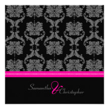 Damassé de PixDezines Liliana, arrière - plan pers Invitation