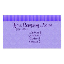 Damassé fanée 2 carte de visite
