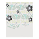 damassé fleurie florale chic minable carte postale
