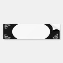 Damassé NOIRE FLORALE VINTAGE d'adhésif pour pare- Adhésifs Pour Voiture