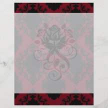 damassé romane rouge et noire de diamant tract customisé