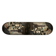 Damassé sophistiquée de dentelle de Tour Eiffel de Skateboards Personnalisables