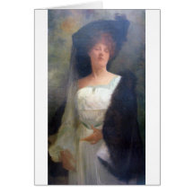 dame au chapeau PRIVAT LIVEMONT Carte