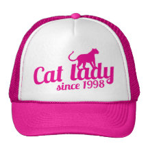dame de chat depuis 1998 casquette de camionneur