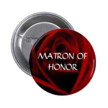 DAME DE HONNEUR - bouton de rose d'écarlate Pin's