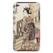 Dame et enfant vintages japonais frais d'ukiyo-e coque barely there iPod