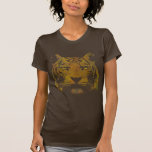 Dames d'impression de tigre (chemise foncée) de ba t-shirt