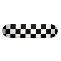 damier plateaux de skateboards