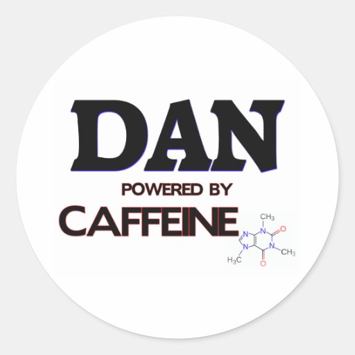 Dan a actionné par la caféine autocollants