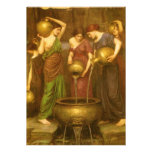 Danaides par le château d'eau de JW, art victorien Invitations