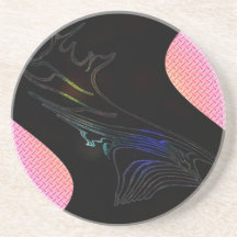 Danceing flame beverage coaster