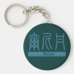 Daniel - kanji Keychain nommé Porte-clés