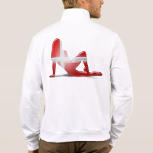 Danish Girl Silhouette Flag Jacket