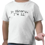 Dans la binaire, j'ai 11 ans t-shirt