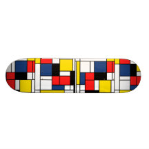 Dans la mémoire de Mondrian - plate-forme de patin Plateau De Skate