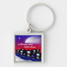 Dans la mémoire de nos héros tombés Keychain Porte-clés