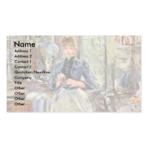 Dans la salle à manger par Morisot Berthe Modèle De Carte De Visite