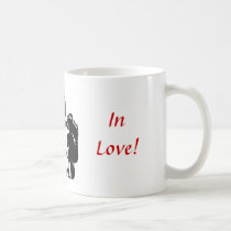 dans la tasse d'amour tasses