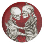 Dans l'amour et la haine, plat squelettique d'aman assiette