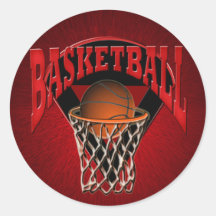 Dans le basket-ball et le panneau arrière de cercl adhésifs ronds