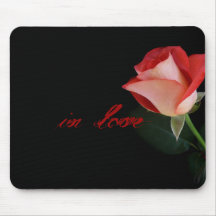 dans le mousepad rose simple de valentine d'amour tapis de souris