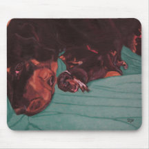 Dans le mousepad Whelping de boîte Tapis De Souris