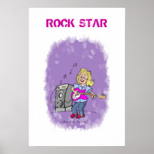 Dans le projecteur 1, VEDETTE DU ROCK Posters