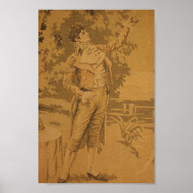 dans le virtus de vin poster
