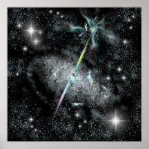 Dans les réticules d'un quasar poster