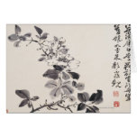 Dans l'imitation du ½ de ¿ de Xu Weiï s fleurit No Carte De Vœux