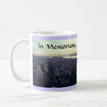 Dans Memoriam dans la mémoire des Tours jumelles W Tasse