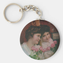 Dans son miroir porte-clefs