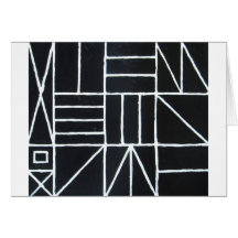 Danse carrée (ligne minimalisme) carte