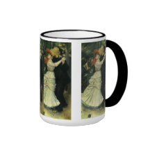 Danse chez Bougival par Renoir, impressionisme vin Mug