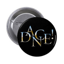 Danse ! (Chrome) Pin's Avec Agrafe