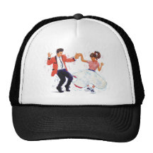 Danse classique de swing de rock casquette de camionneur