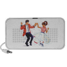 Danse classique de swing de rock haut-parleurs portables