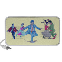 Danse classique de swing de rock haut-parleurs iPod