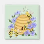 Danse d'abeille aimants
