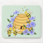Danse d'abeille tapis de souris