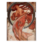 Danse d'Alfons Mucha Cartes Postales