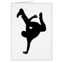Danse de coupure carte de vœux