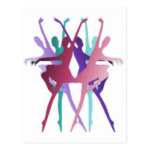 Danse de danse de danse cartes postales