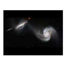 Danse de galaxies cartes postales