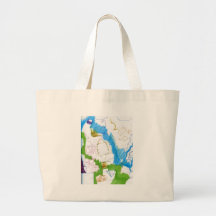 Danse de griffonnage sacs de toile