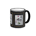 Danse de la grue, tasse à café
