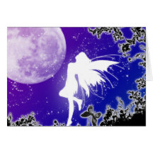 Danse de lune carte de vœux